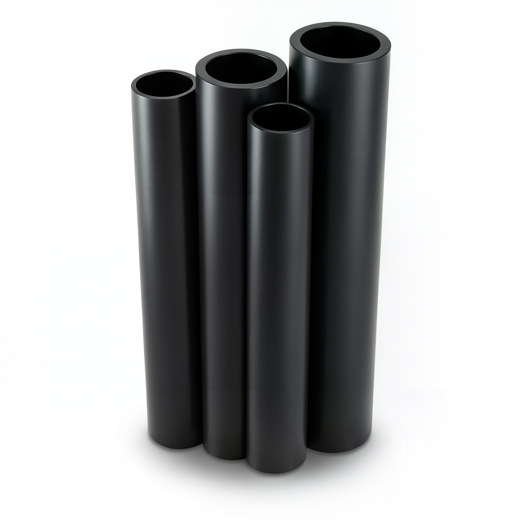 HDPE Pipes PE 63 Pressure 4 Bar Outside Diameter 1000 mm Thickness 38.2 mm Black