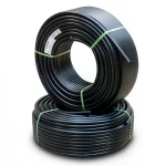 أنابيب HDPE PE 100 ضغط 10 بار قطر خارجي 90 مم سمك 5.4 مم لون أسود | نيبروبلاست