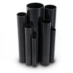 مواسير UPVC ضغط اسمي 6.9 بار مقاس 6 إنش سمك 4.11 مم لون أسود