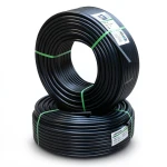 أنابيب HDPE PE 100 ضغط 10 بار قطر خارجي 110 مم سمك 6.6 مم لون اسود | نيبروبلاست