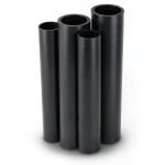 HDPE Pipes PE 63 Pressure 4 Bar Outside Diameter 1600 mm Thickness 61.2 mm Black