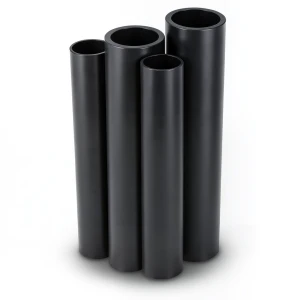 HDPE Pipes PE 63 Pressure 4 Bar Outside Diameter 1600 mm Thickness 61.2 mm Black