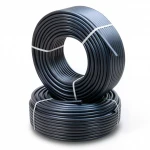 Al-Rajhi HDPE Pipes  Pressure 9.1 kgf/cm²  Size ¾  inch Thickness 2.3 mm Color Black