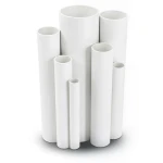 مواسير UPVC ضغط اسمي 21.7 بار مقاس 4 إنش سمك 8.46 مم لون أبيض