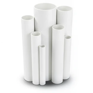 مواسير UPVC ضغط اسمي 21.7 بار مقاس 4 إنش سمك 8.46 مم لون أبيض