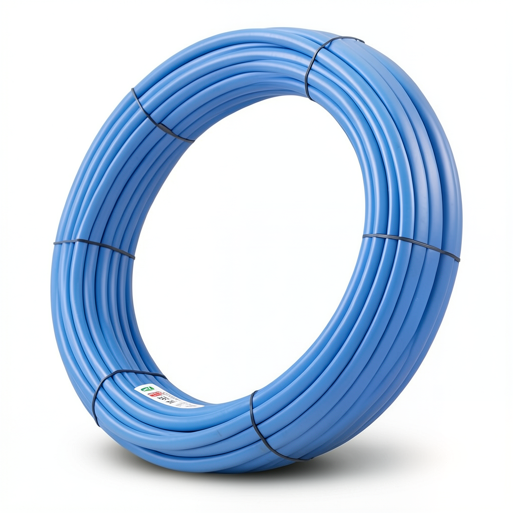HDPE Pipes PE 100 Pressure 10 Bar Outside Diameter 125 mm Thickness 7.4 mm Blue | NEPROPLAST
