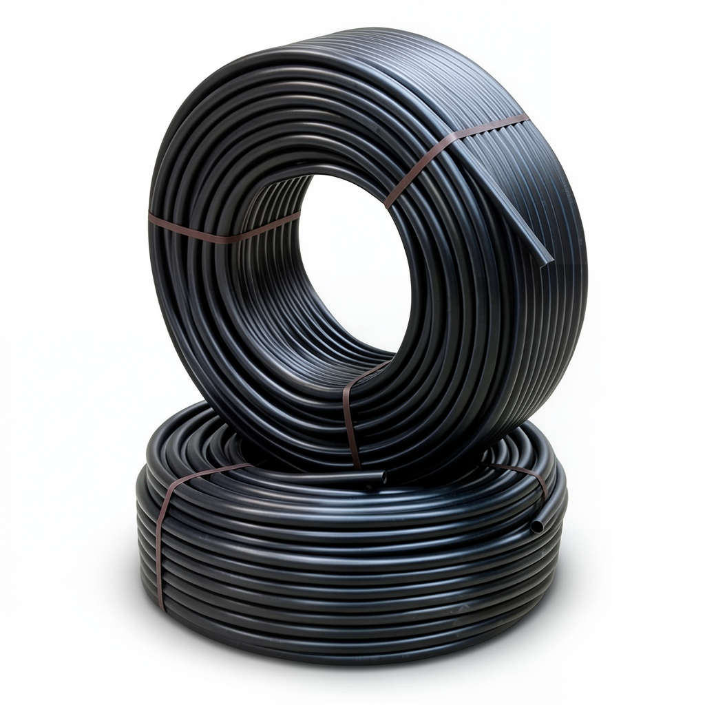 أنابيب HDPE الراجحي PE 100 ضغط 12.5 بار قطر خارجي 50 مم سمك 3.7 مم لون أسود