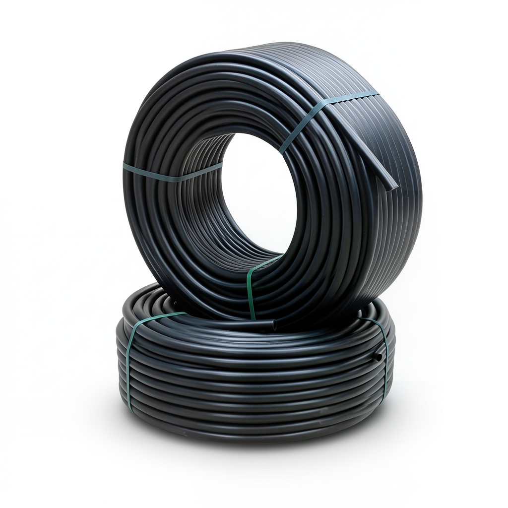 Al-Rajhi HDPE Pipes PE 63 Pressure 6 Bar Outside Diameter 50 mm Thickness 2.9 mm Black