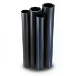 أنابيب HDPE نيبروبلاست PE 100 ضغط 10 بار قطر خارجي 160 مم سمك 9.5 مم لون أسود | نيبروبلاست