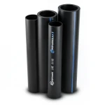 أنابيب HDPE نيبروبلاست PE 100 ضغط 10 بار قطر خارجي 160 مم سمك 9.5 مم لون أسود | نيبروبلاست