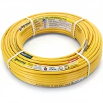 أنابيب HDPE نيبروبلاست PE 100 ضغط 6 بار قطر خارجي 110 مم سمك 4.0 مم لون أصفر 