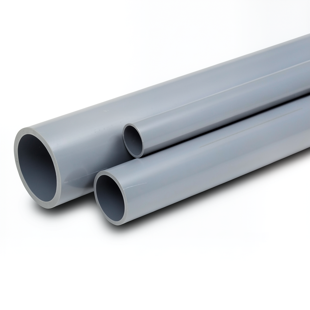 UPVC Pipes Nominal Pressure 4 Bar 450 mm OD 8.9 mm Thickness Gray