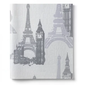 Youth and Children Wallpaper 10m x 0.53m Gray Color, Model 734805