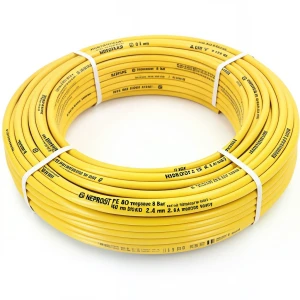 HDPE Pipes PE 80 Pressure 8 Bar 40 mm Diameter 2.4 mm Thickness Yellow | NEPROPLAST