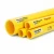 مواسير HDPE نيبروبلاست PE 100 ضغط 6 بار قطر خارجي 250 مم سمك 9.1 مم لون أصفر 