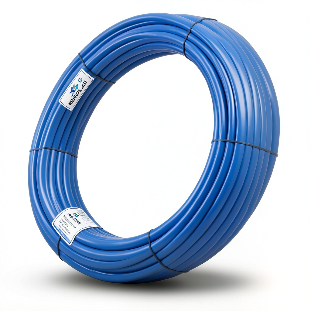 HDPE Pipes PE 100 Pressure 10 Bar Outside Diameter 50 mm Thickness 3 mm Blue | NEPROPLAST