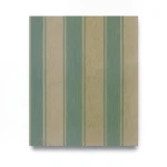 German Wall Decoration Wallpaper 10m x 0.73m Green with Beige