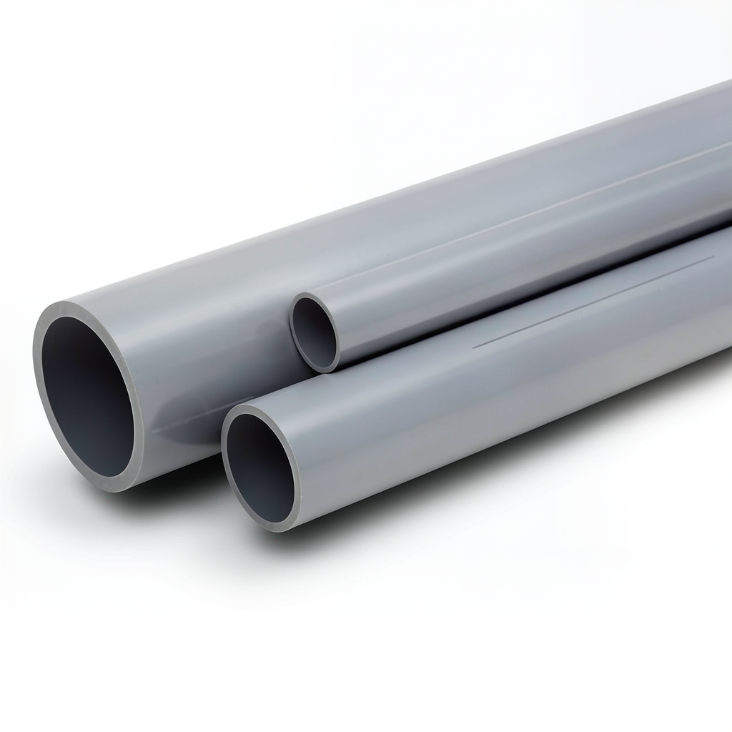 UPVC Pipes Nominal Pressure 16 Bar Outside Diameter 500 mm Thickness 36.8 mm Gray