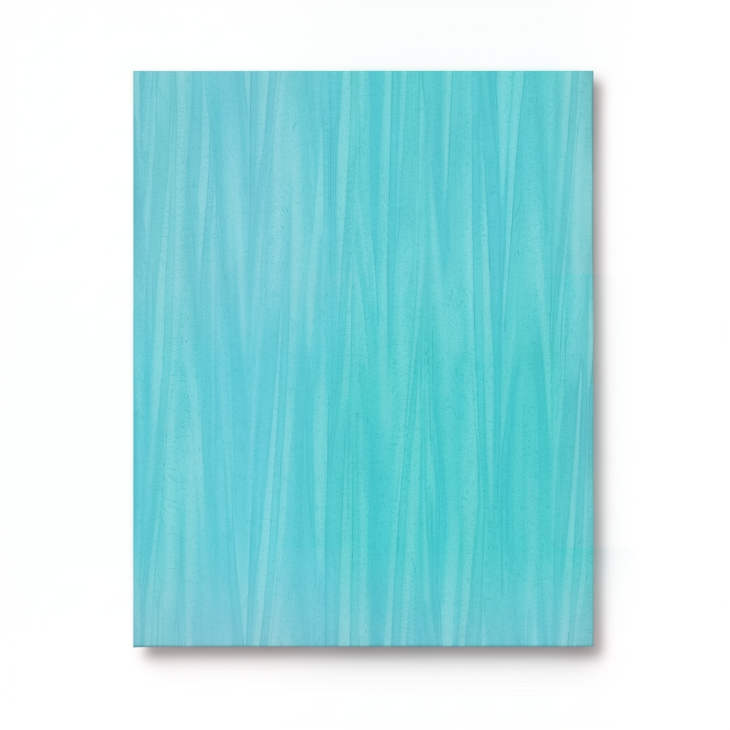 Italian Wall Covering 10m x 0.73m Turquoise Color, Model 26035