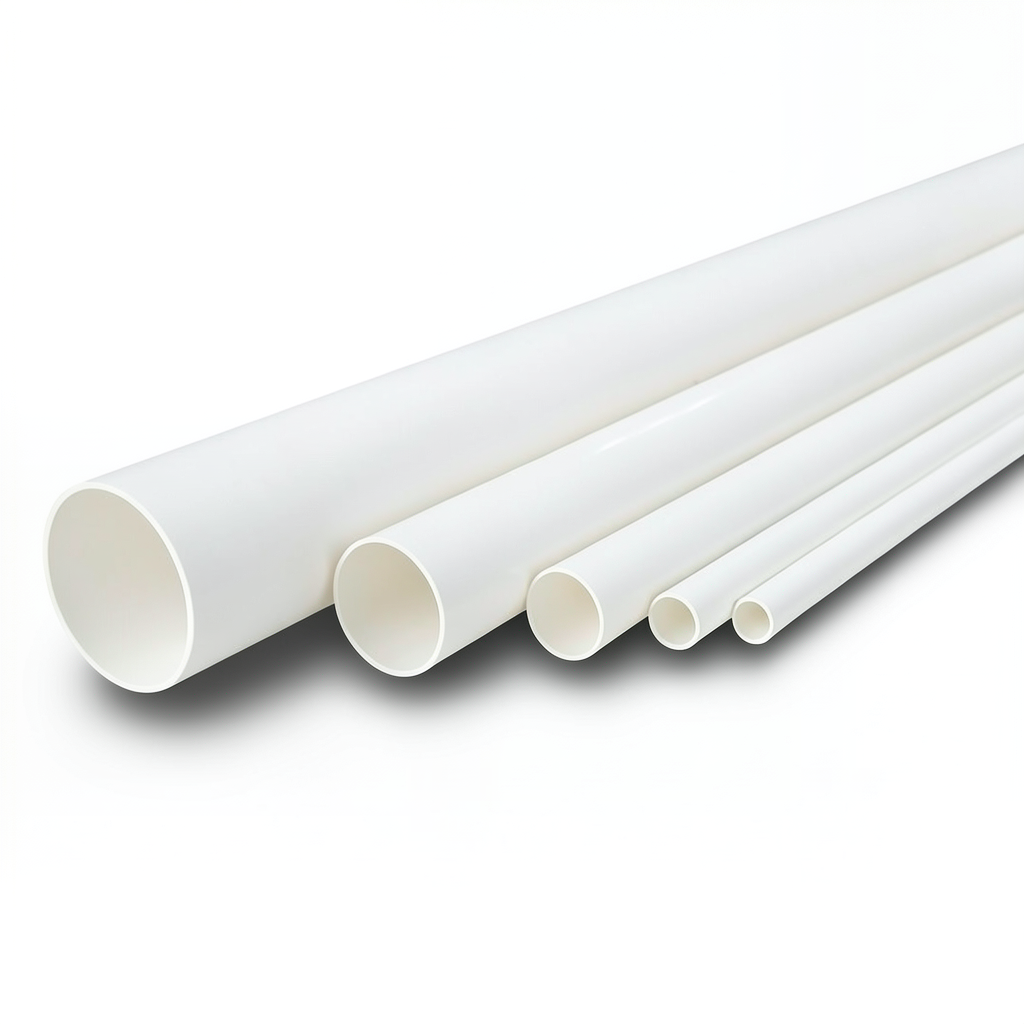 مواسير UPVC ¾ إنش جدول 40 سمك 2.87 مم لون أبيض