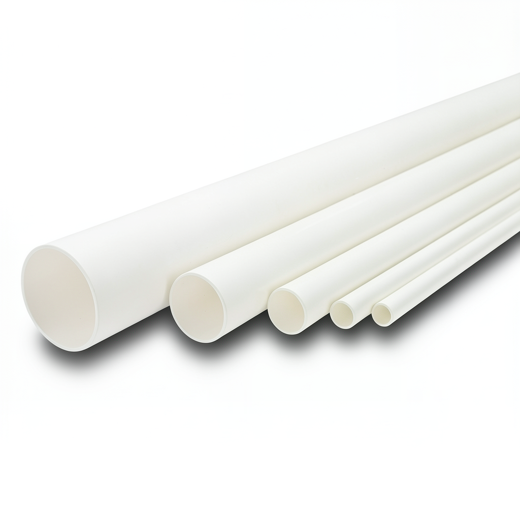 مواسير UPVC جدول 40 مقاس ¼ 1 إنش سمك 3.56 مم لون أبيض