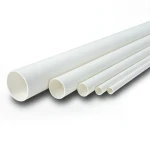 مواسير UPVC جدول 40 مقاس ½ 1 إنش سمك 3.68 مم لون أبيض