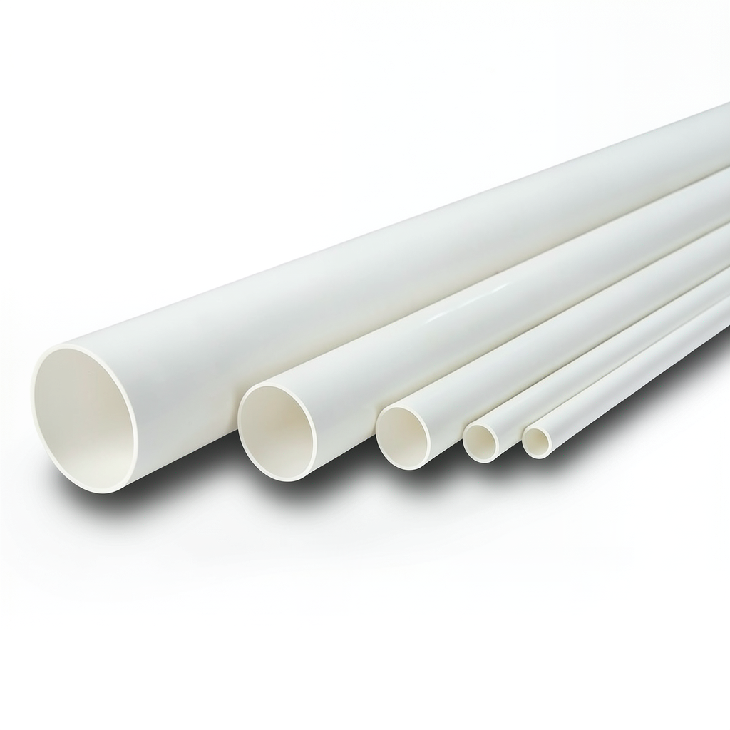 UPVC Pipes Schedule 40 Size 1 ½ inch Thickness 3.68 mm White Colour