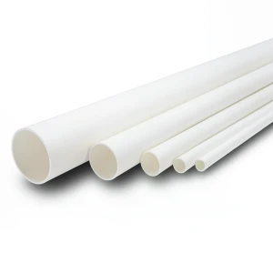 مواسير UPVC جدول 40 مقاس 2 إنش سمك 3.91 مم لون أبيض