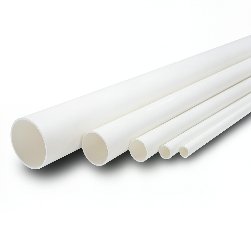 UPVC Pipes Schedule 40 Size 2 Inch Thickness 3.91 mm White