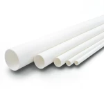 مواسير UPVC الوطني ضغط 40 مقاس ½ 2 إنش سمك 5.16 مم وزن 1.57 كجم/م أبيض