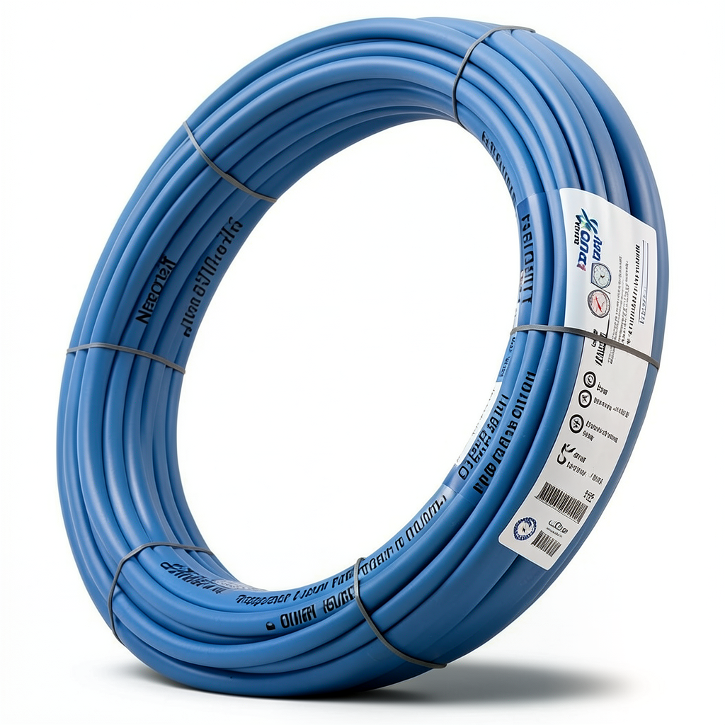أنابيب HDPE نيبروبلاست PE 100 ضغط 10 بار قطر خارجي 110 مم سمك 6.6 مم لون أزرق | نيبروبلاست