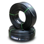 HDPE Pipes PE 100 Pressure 10 Bar 50 mm OD Thickness 3.0 mm Black | NEPROPLAST
