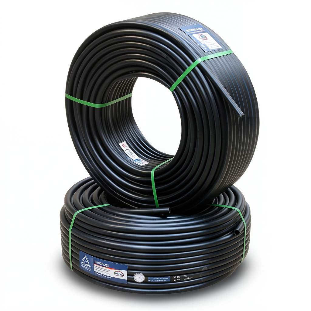 أنابيب HDPE PE 100 ضغط 10 بار قطر خارجي 50 مم سمك 3.0 مم لون اسود | نيبروبلاست