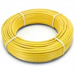 أنابيب HDPE نيبروبلاست PE 100 ضغط 6 بار قطر خارجي 50 مم سمك 1.9 مم لون أصفر 