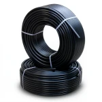 Al-Rajhi HDPE Pipes PE 63 Pressure 6 Bar Outside Diameter 110 mm Thickness 6.3 mm Black