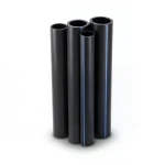 Al-Rajhi HDPE Pipes PE 63 Pressure 6 Bar Outside Diameter 140 mm Thickness 8 mm Black