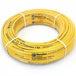 أنابيب HDPE نيبروبلاست PE 100 ضغط 6 بار قطر خارجي 63 مم سمك 2.3 مم لون أصفر 