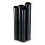 HDPE Pipes PE 63 Pressure 6 Bar Outside Diameter 160 mm Thickness 9.1 mm Black