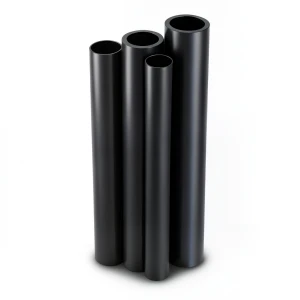HDPE Pipes PE 63 Pressure 6 Bar Outside Diameter 160 mm Thickness 9.1 mm Black