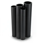 HDPE Pipes PE 63 Pressure 6 Bar Outside Diameter 200 mm Thickness 11.4 mm Black