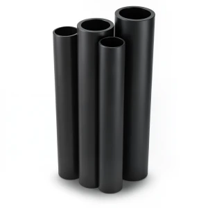 HDPE Pipes PE 63 Pressure 6 Bar Outside Diameter 200 mm Thickness 11.4 mm Black