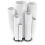 مواسير UPVC ضغط اسمي 13.8 بار مقاس 6 إنش سمك 8.03 مم لون أبيض