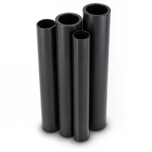 HDPE Pipes PE 63 Pressure 6 Bar Diameter 250 mm Thickness 14.2 mm Black