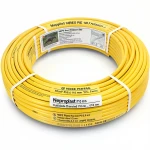 أنابيب HDPE نيبروبلاست PE 100 ضغط 6 بار قطر خارجي 110 مم سمك 4.0 مم لون أصفر 