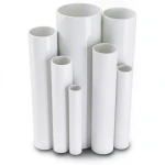 مواسير UPVC مقاس 6 إنش سمك 9.91 مم ضغط 17.2 بار لون أبيض