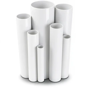 مواسير UPVC ضغط اسمي 13.8 بار مقاس 6 إنش سمك 8.03 مم لون أبيض