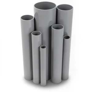مواسير UPVC مقاس 6 إنش ضغط 13.8 بار سمك 8.03 مم لون رمادي
