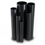 مواسير UPVC ضغط اسمي 13.8 بار مقاس 6 إنش سمك 8.03 مم لون اسود