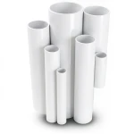 مواسير UPVC مقاس 8 إنش سمك 6.73 مم ضغط 8.6 بار لون أبيض