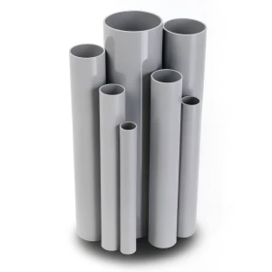 UPVC Pipes Nominal Pressure 17.2 Bar Size 6 inch Thickness 9.91 mm Gray